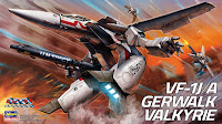 Hasegawa 1/72 VF-1J/A GERWALK VALKYRIE (65725) English Color Guide & Paint Conversion Chart