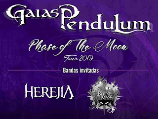 Concierto GAIAS PENDULUM Phase Of The Moon en Bogotá 2019