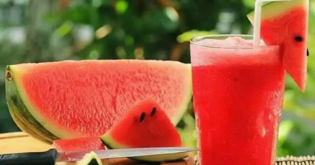 Watermelon and Pineapple Juice