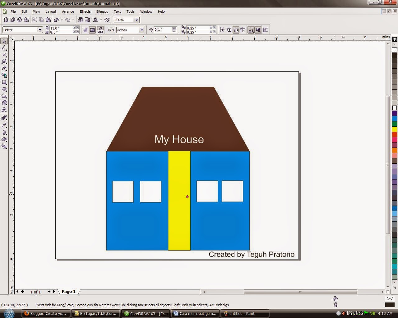 Gambar Desain Rumah Minimalis Cdr Wallpaper Dinding