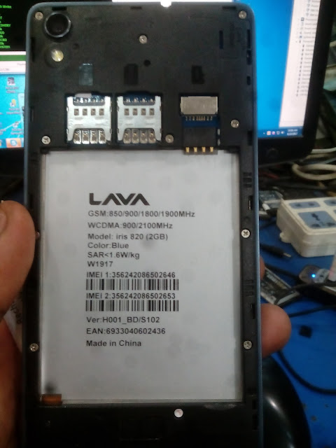 LAVAIRIS 820 2GB+16GB FLASH FILE 100% TESTED