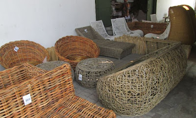 Rattan is a plant that is used by humans to make handicrafts