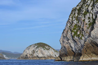 interesting rock formations in the southern ocean