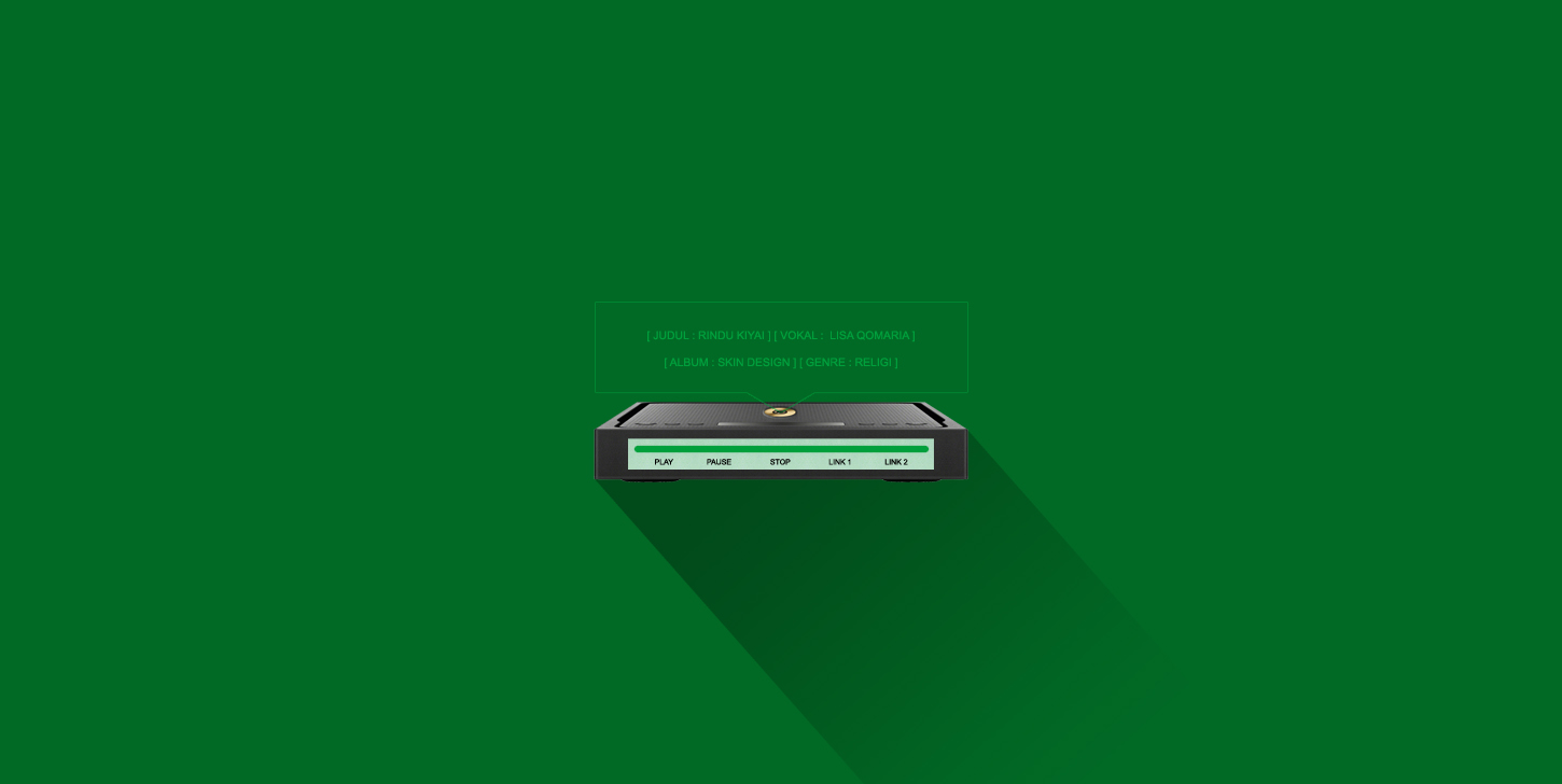 Embed Audio Lime Green X Projie Frame with Timeliner Display Blogger Media Player