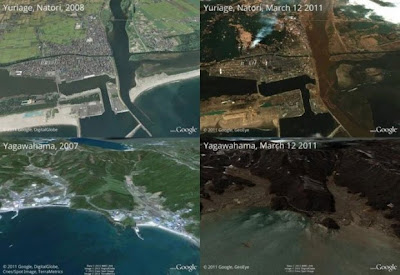 Google Earth Pics of Japan before and after the Tsunami Seen On  www.coolpicturegallery.us