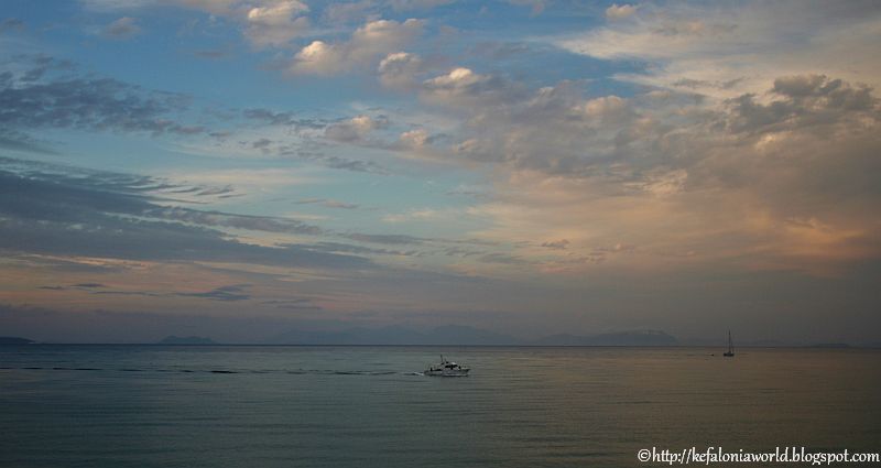 Sunset of Southeastern Kefalonia