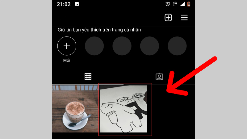 Chọn ảnh cần ẩn