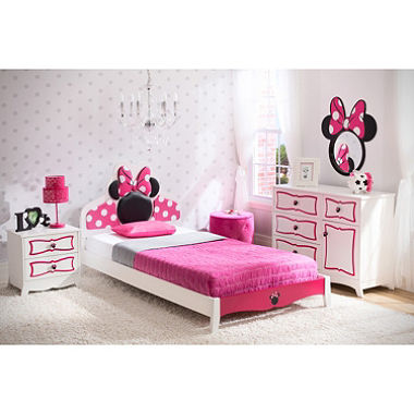 minnie mouse toddler bed set red