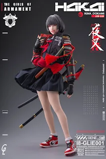 Action Figure 1/6 I8GLIE001 Kina Ookami - The Girls of Armament, i8TOYS