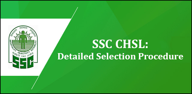 SSC CHSL Selection Procedure 2019