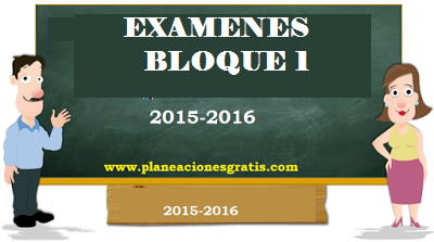 Examenes de Primaria Primer Bimestre 2015-2016 1ro a 6to + Hojas de Respuestas