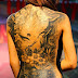 Forest Sunshine Women Back Design Tattoo