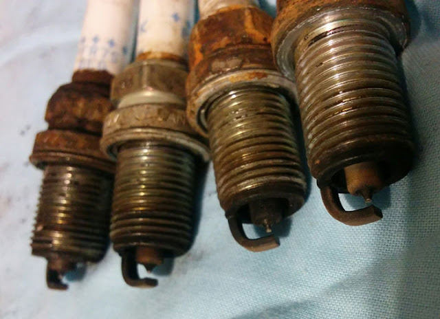 bad bosch spark plugs from golf mk5 gti