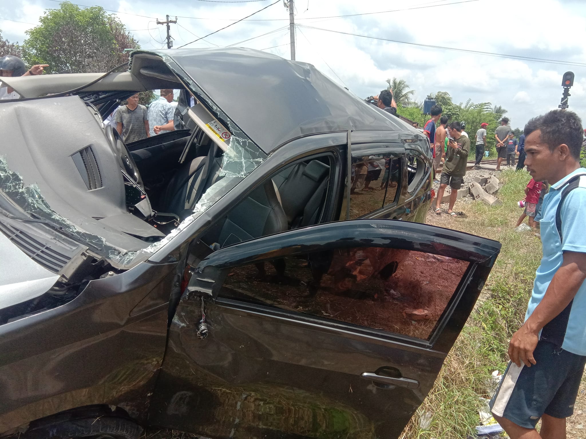 Rombongan Pdt Bonar Lumbantobing Ditabrak KA, Ternyata ini Tujuannya ke HKBP Maranatha Tebing Tinggi 