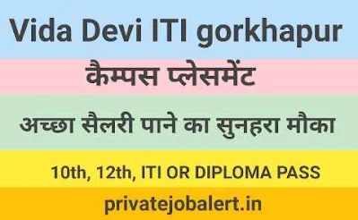 vida devi iti gorkhapur campas placement 2024: