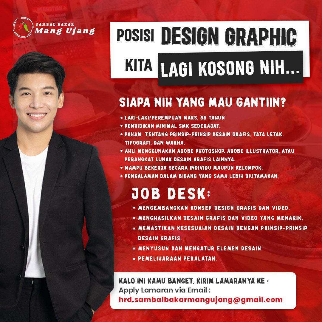 Lowongan Kerja Design Graphic & Crew Outlet Regular Bandung Januari 2024
