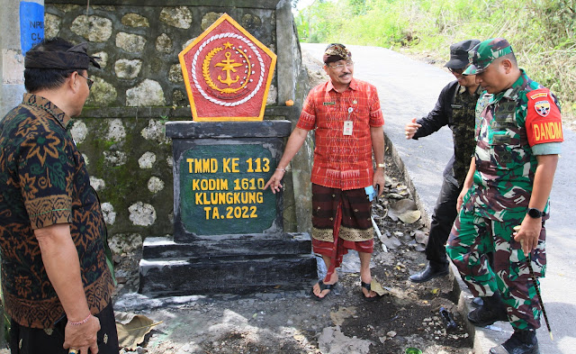    Tutup Program TMMD, Sukses Buka Akses Jalan di Nusa Penida