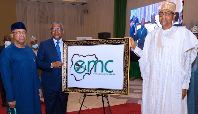 President Buhari names Dangote as Chairman of National End Malaria Council