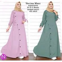 Gamis Simple Original Model Terbaru Harga Online Di Indonesia - Model baju gamis sederhana tapi mewah