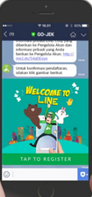 Cara Pesan Gojek Pertama Kali Lewat / Tanpa Aplikasi (Line, WA, SMS)