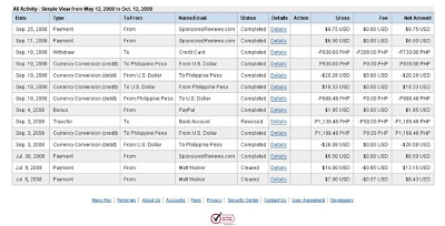 withdrawing fund from paypal