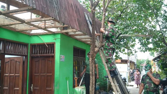 Kodim Depok Rehab Empat Rumah Veteran