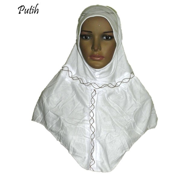 CUTEST SHOP Jilbab  muslimah  dengan kombinasi motif yang 