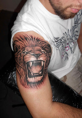 Roarr Lion Tatoos Design