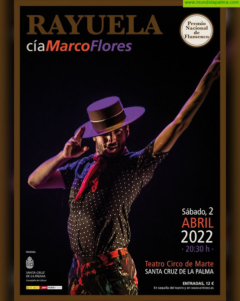 El bailaor Marco Flores presenta su espectáculo Rayuela en el Teatro Circo de Marte