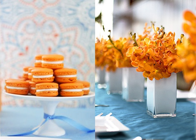 Orange and turquoise has got
