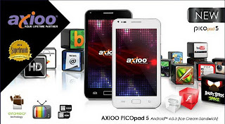 Axioo Pico 5 Gea Phablet Android layar 5" harga dibawah 1.5 juta