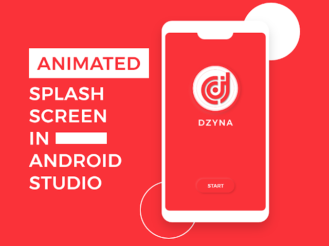 splash screen with animation in android studio