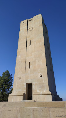 Entrée du Monument Américain du Blanc Mont WW1