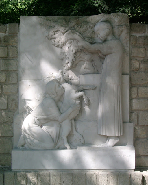 Scène pastorale by Gilbert Privat, Square du Docteur-Calmette, Paris