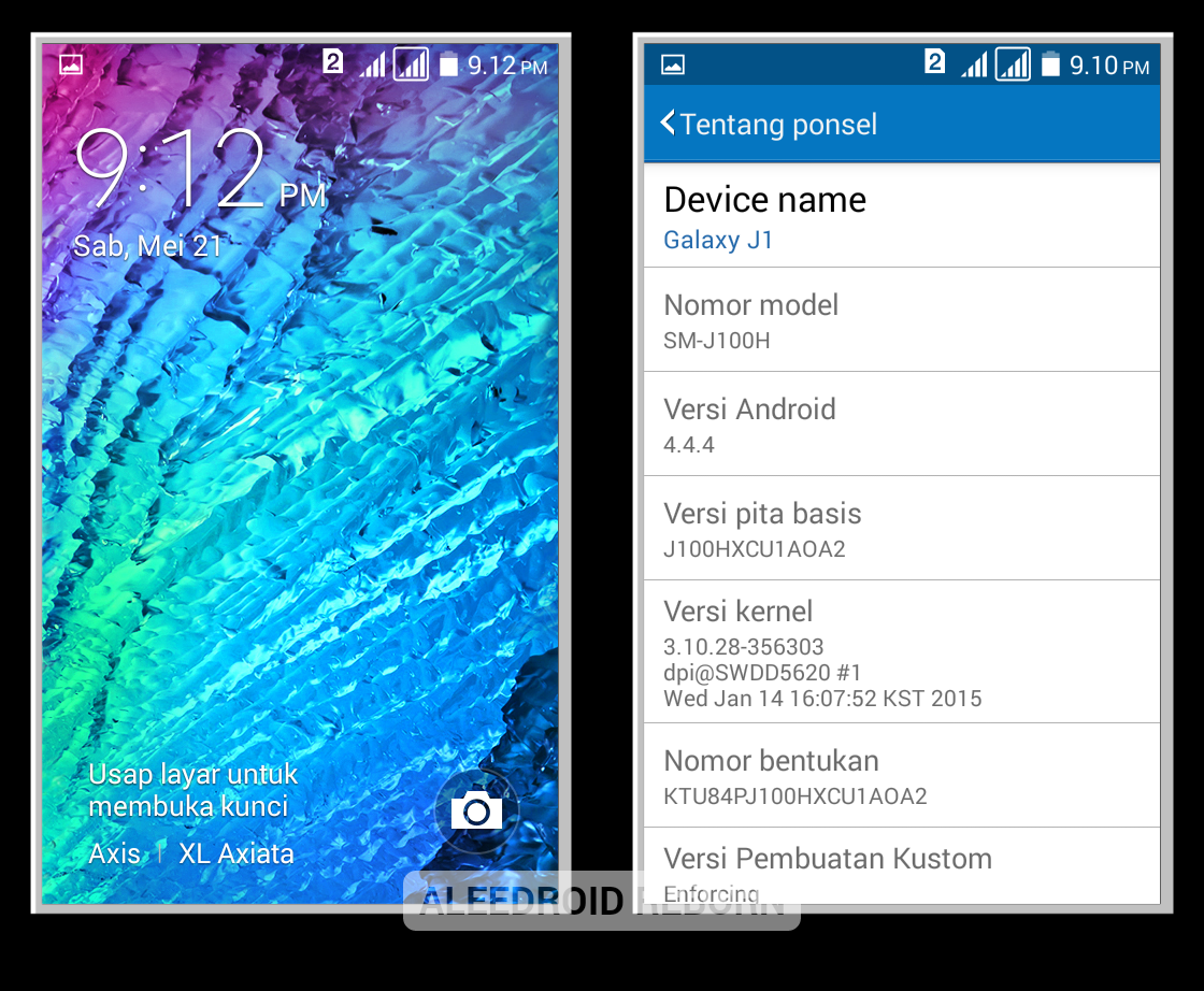 SAMSUNG GALAXY J1 SM J100H For Mt6572 Kitkat Custom Rom