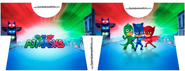 PJ Masks T-shirt Invitation.