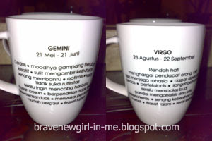 Arti dari Mug Zodiak Gemini dan Virgo