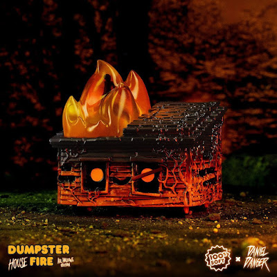 Dumpster House Fire All Hallow’s Edition Vinyl Figure by Daniel Danger x 100% Soft