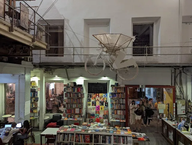 Ler Devagar Bookstore at LX Factory in Lisbon