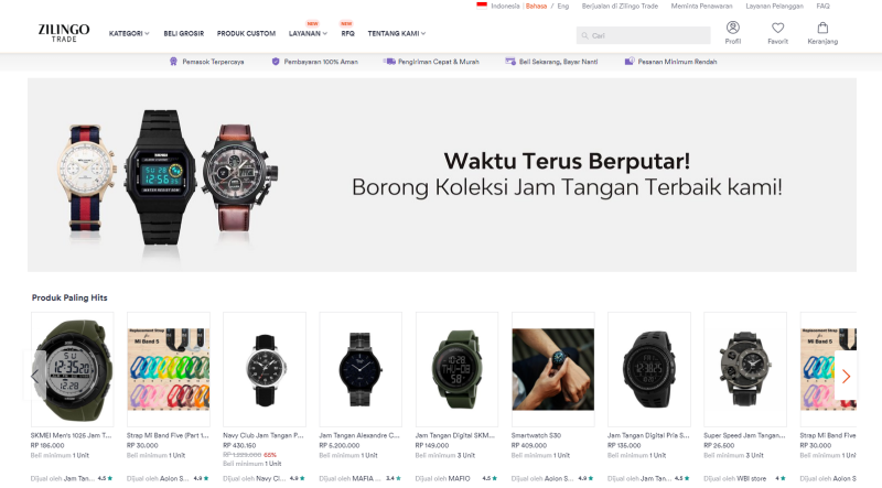 Rekomendasi Jam Tangan Analog di Zilingo Trade