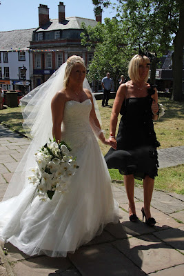 Chris & Claire's "Burnt Orange, Black & White" Wedding Day at St Chad's & Twelve in Thornton.