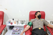 UTD Kota Makassar Apresiasi Serdik Sespimmen 61 Donor Darah Dibulan Ramadhan
