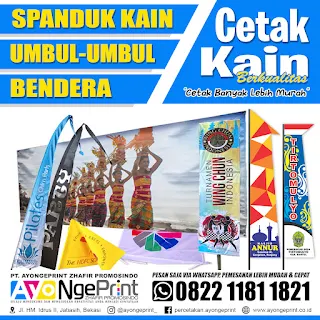 Spanduk dan Umbul-umbul Kain Murah di Bekasi