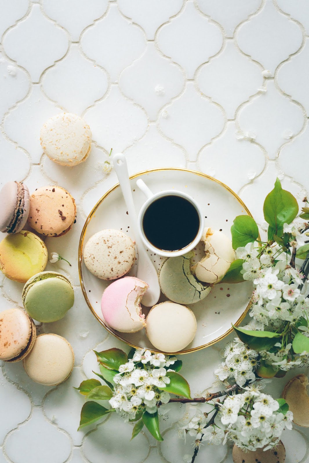 Macarons Al Pistacchio E Rosa