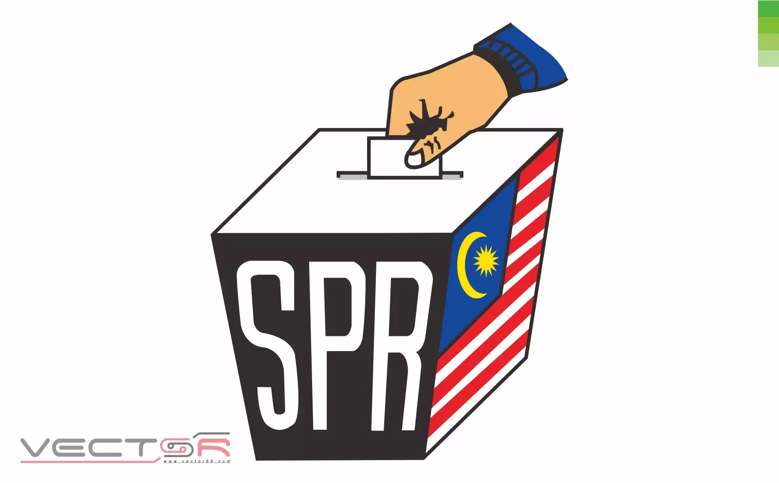 Suruhanjaya Pilihan Raya (SPR) Malaysia Logo - Download Vector File CDR (CorelDraw)