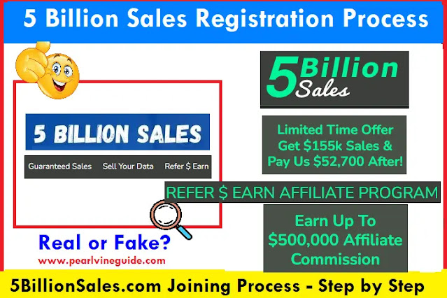 5 Billion Sales Registration sign up joining process