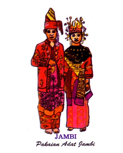 Fashionable Pakaian Adat Tradisional Melayu Jambi