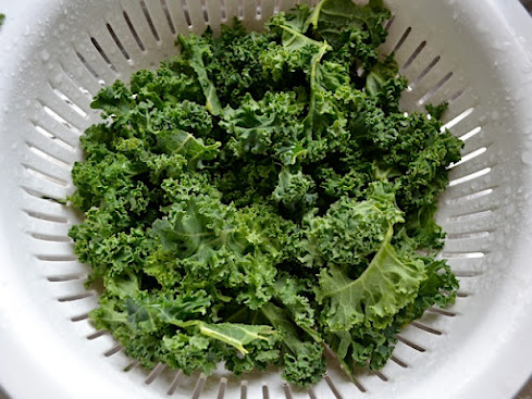 rinse kale