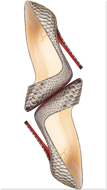 ♦Christian Louboutin So Kate bronze python snakeskin pumps #christianlouboutin #shoes #brilliantluxury