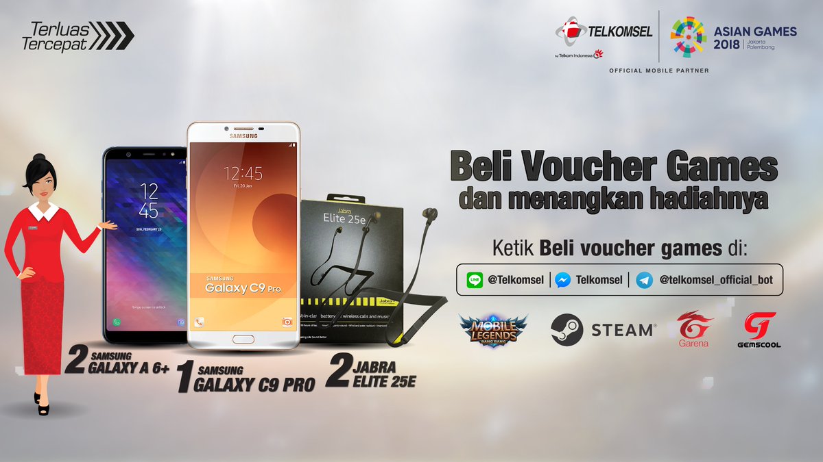 Telkomsel Promo Hadiah Beli  Voucher  Games Promosi247 